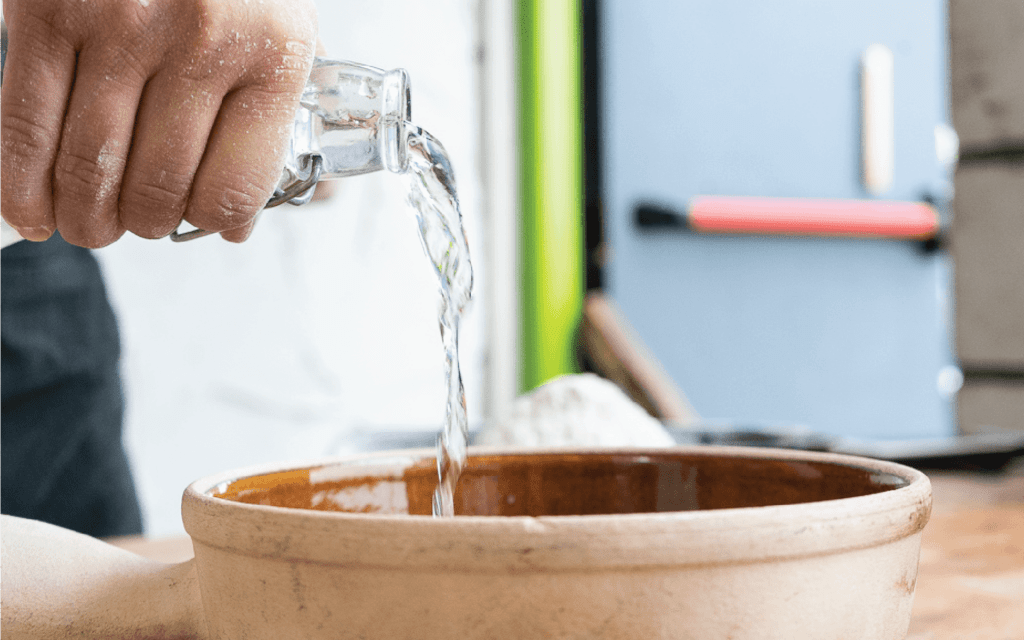 Adding your water
